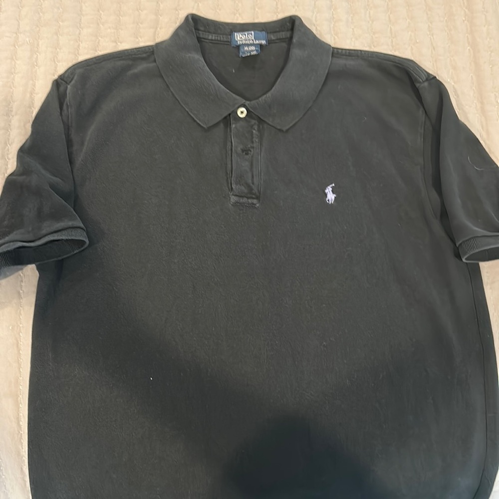 Boys XL black polo shirt
